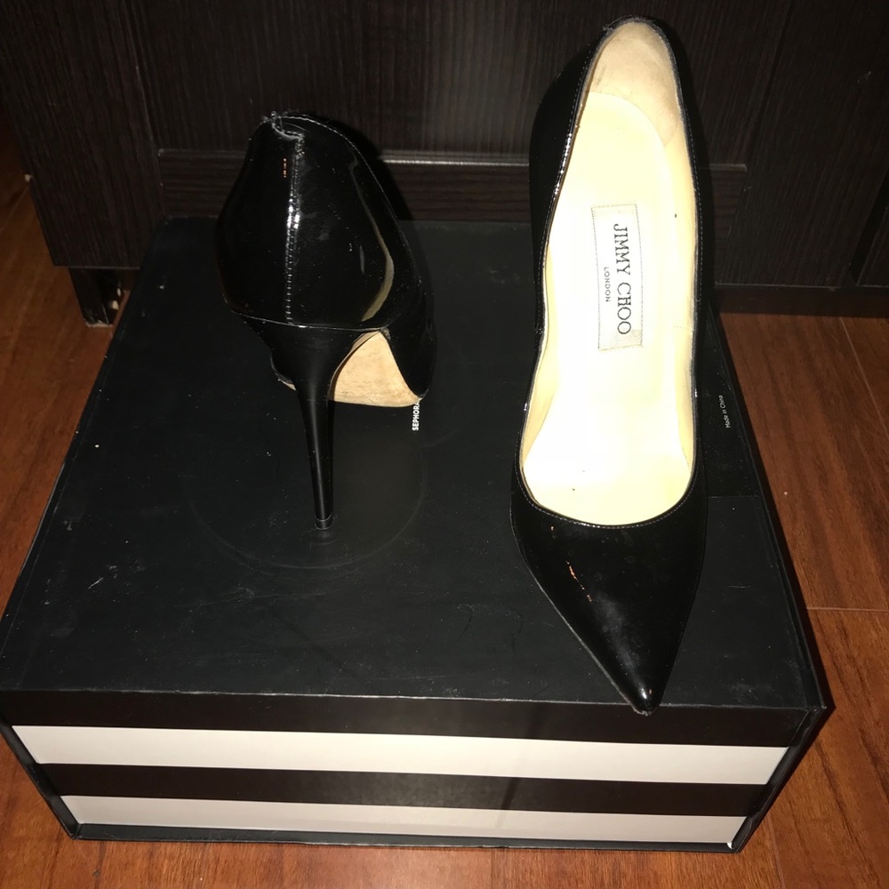 Jimmy Choo Anouks size 36 Black Leather